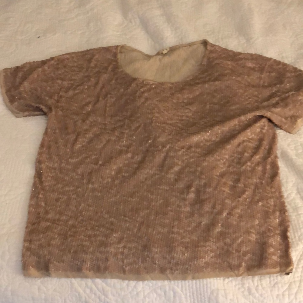 J Crew sequined top
